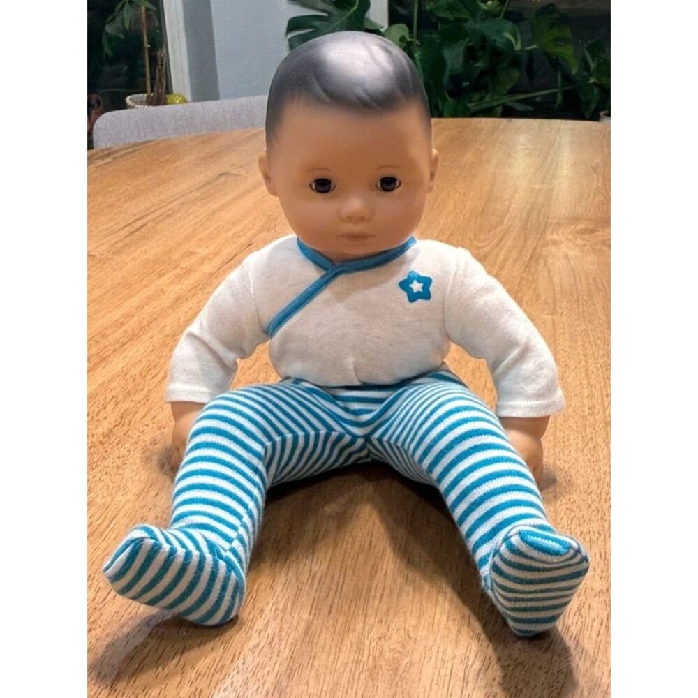 American girl bitty baby brown hair